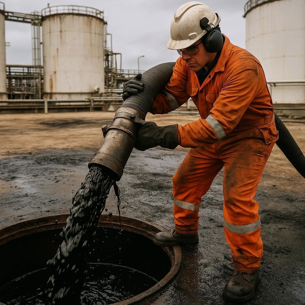 Откачка нефтепродуктов в Стрельне